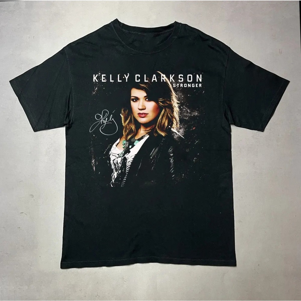 Kelly Clarkson - Stronger Album Signature Music Tee Unisex T-Shirt